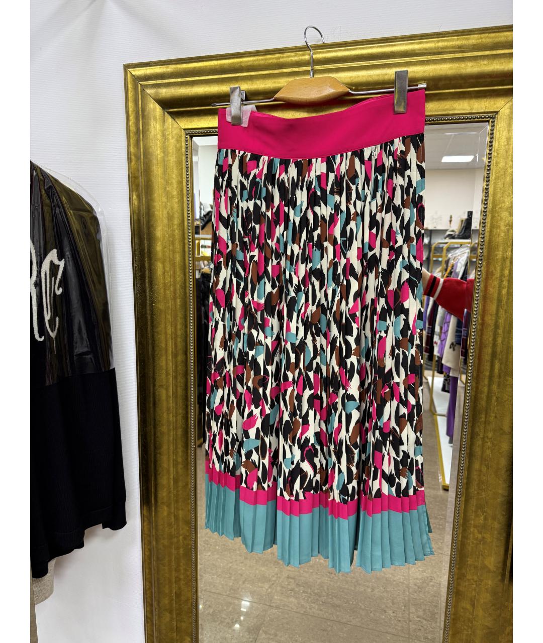 ELISABETTA FRANCHI Мульти полиэстеровый костюм с юбками, фото 5