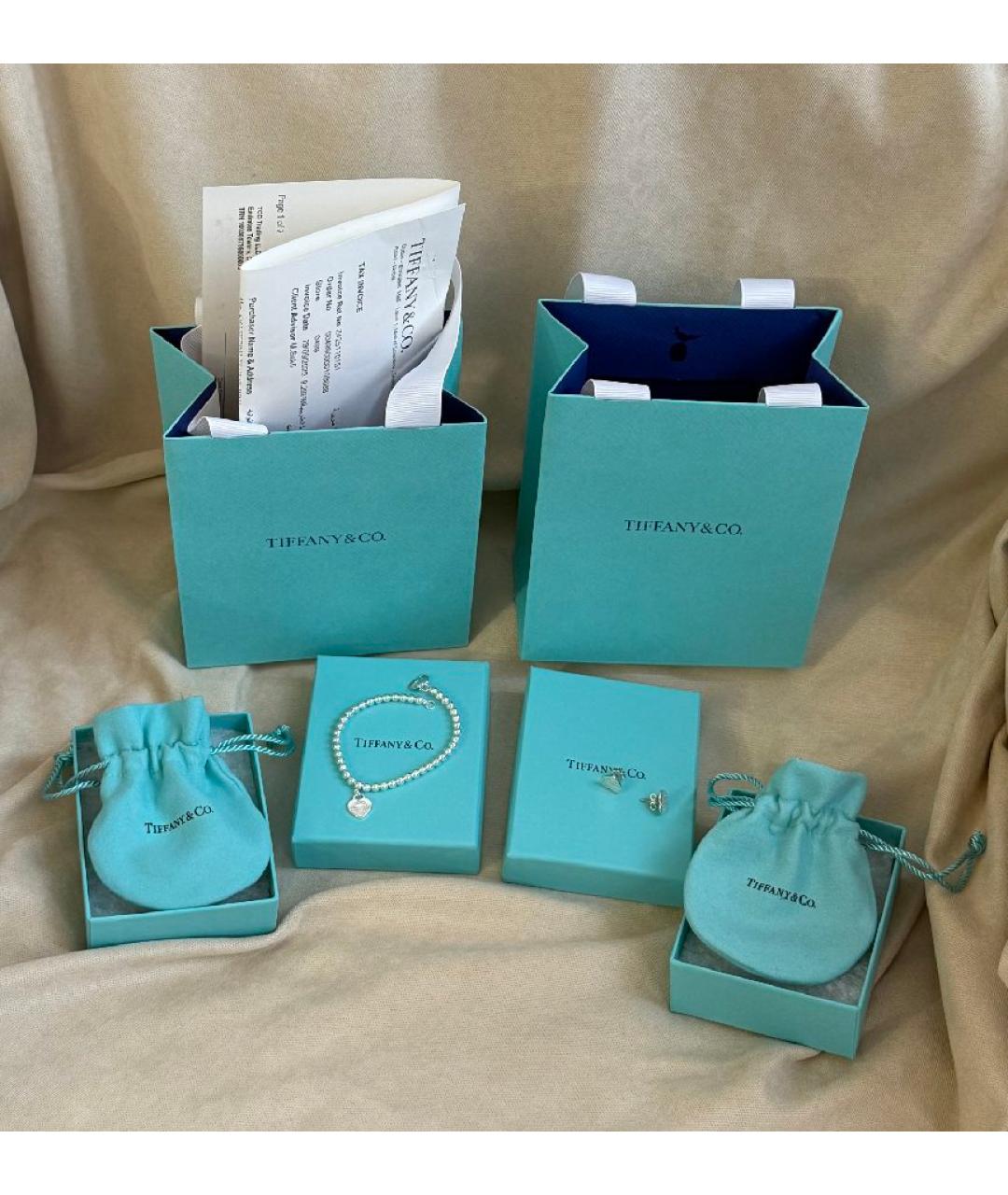 TIFFANY&CO Серебряные серебряные серьги, фото 3