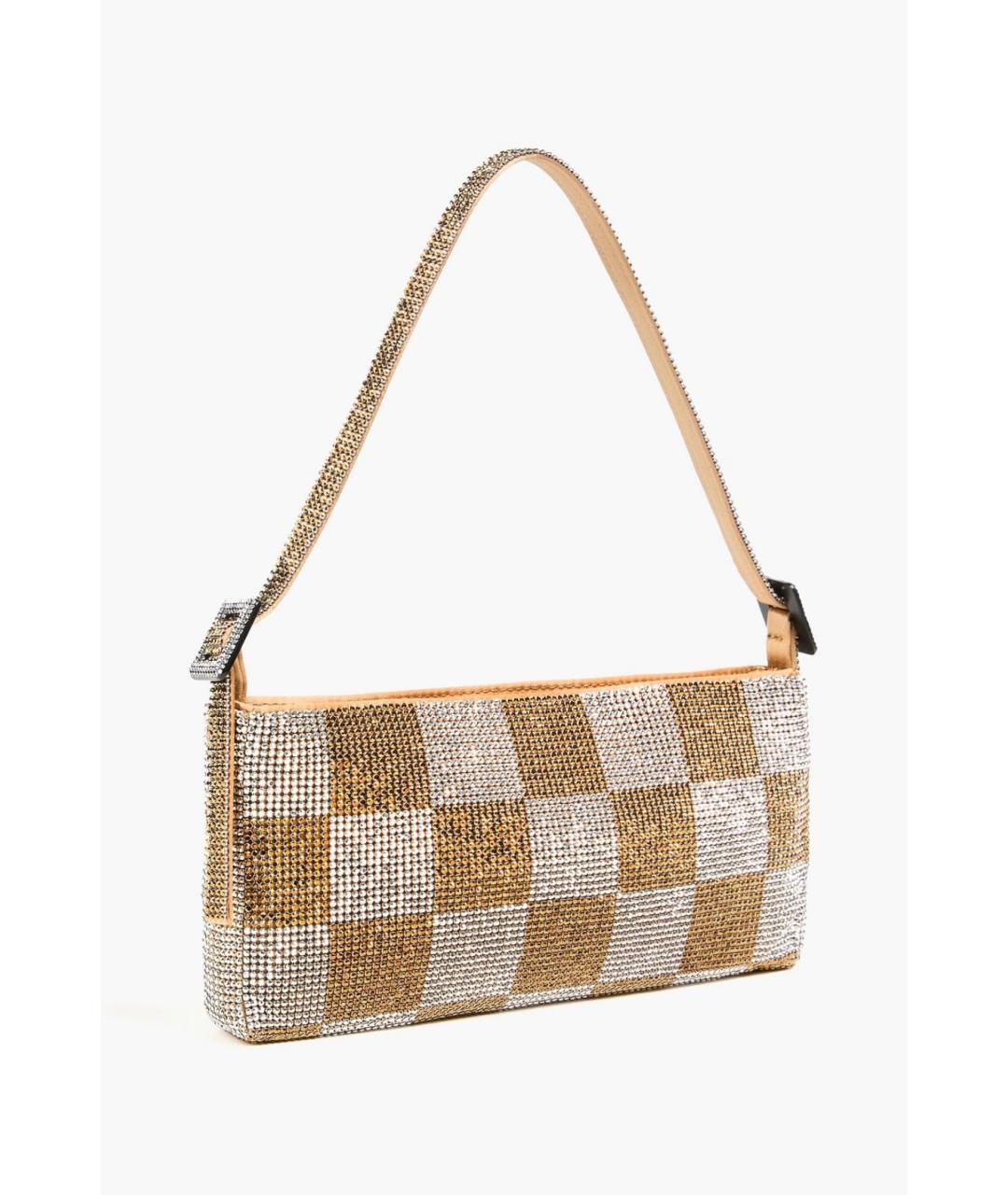 BENEDETTA BRUZZICHES Золотая сумка с короткими ручками, фото 2