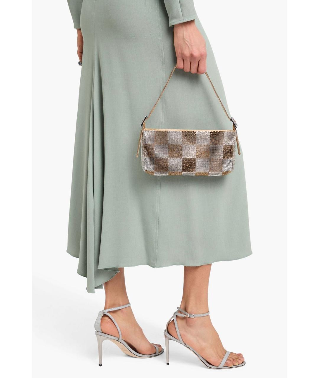 BENEDETTA BRUZZICHES Золотая сумка с короткими ручками, фото 3