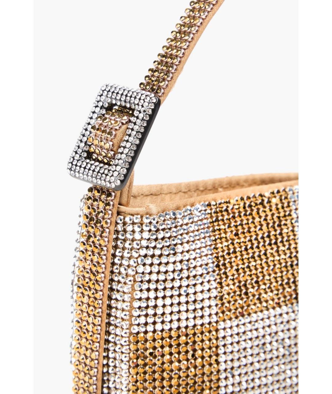 BENEDETTA BRUZZICHES Золотая сумка с короткими ручками, фото 5