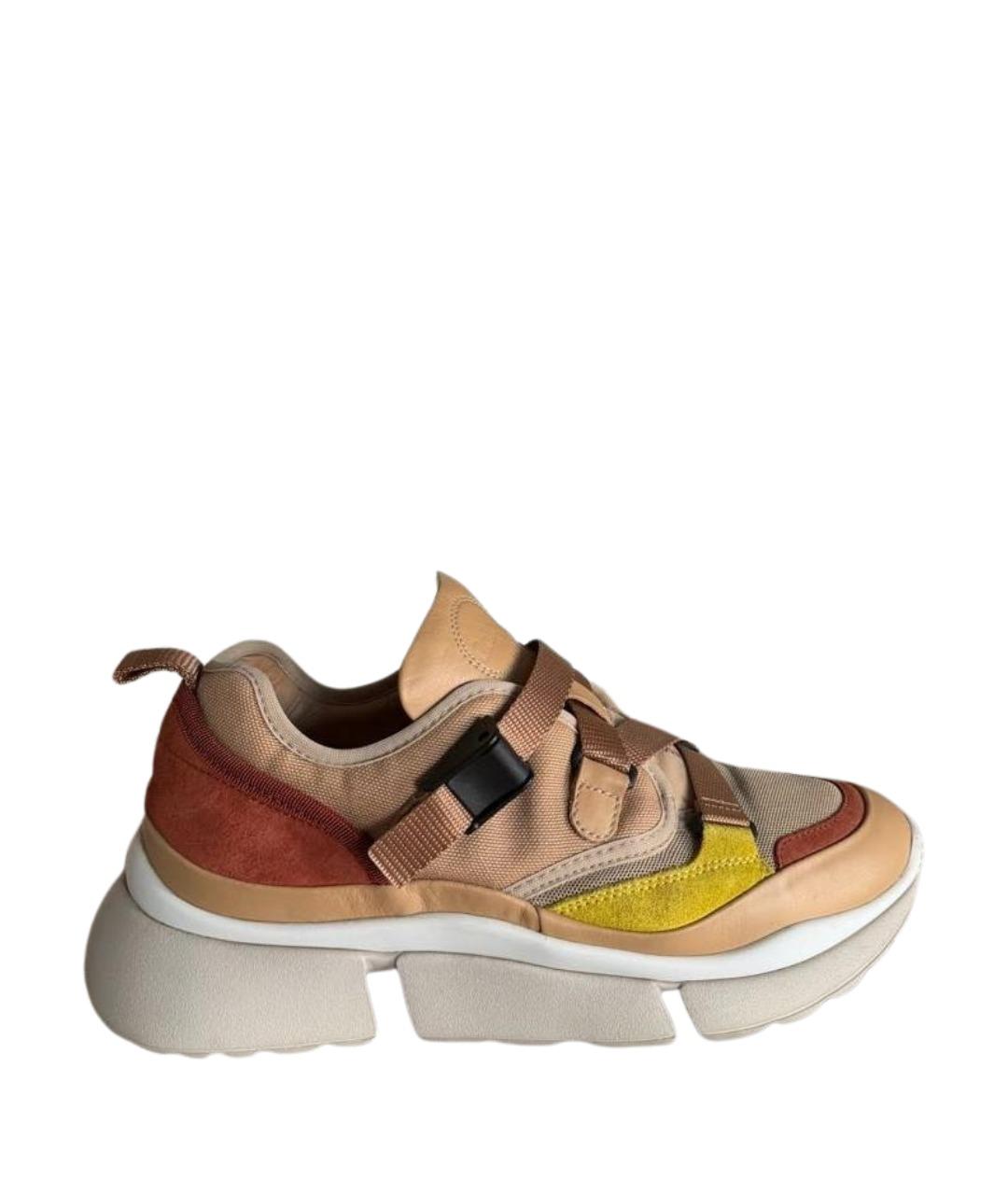 CHLOE Мульти текстильные кроссовки, фото 1