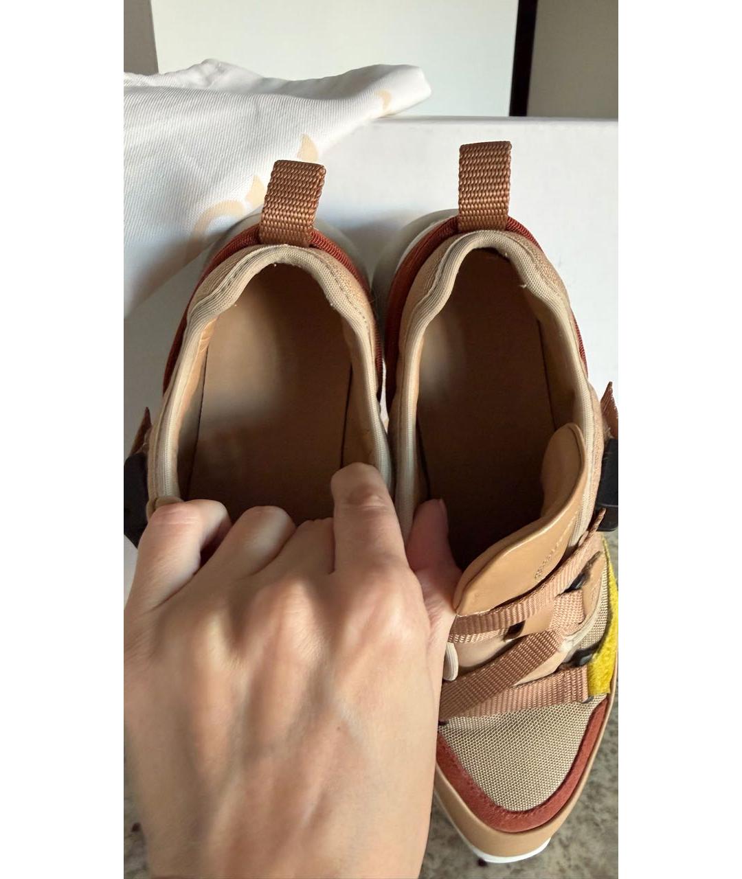 CHLOE Мульти текстильные кроссовки, фото 4