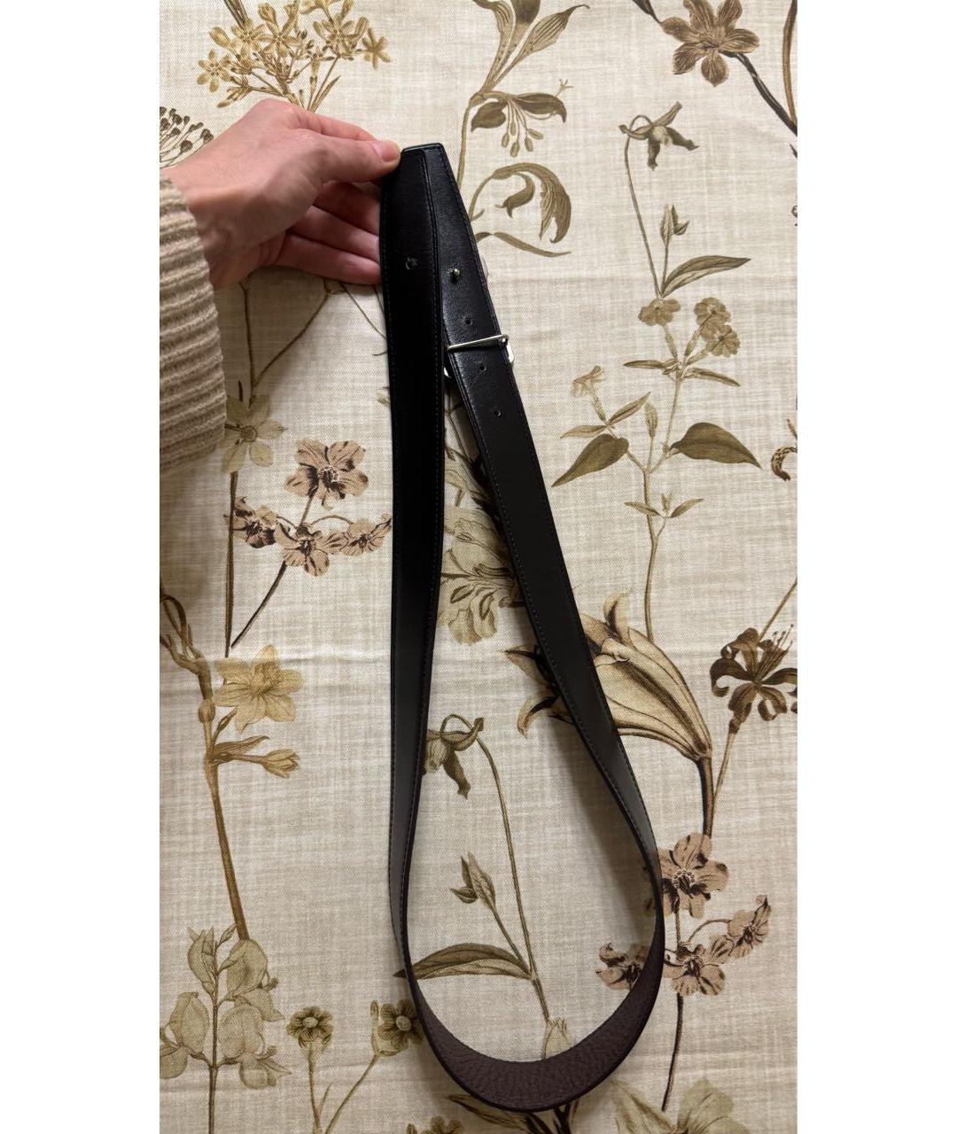 HERMES Коричневый кожаный ремень, фото 7