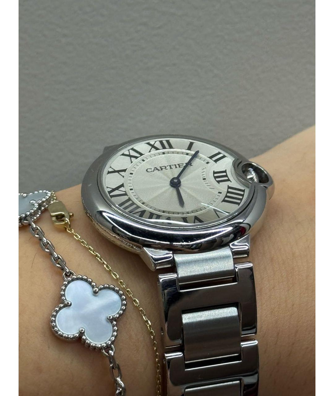 CARTIER Серебряные металлические часы, фото 3