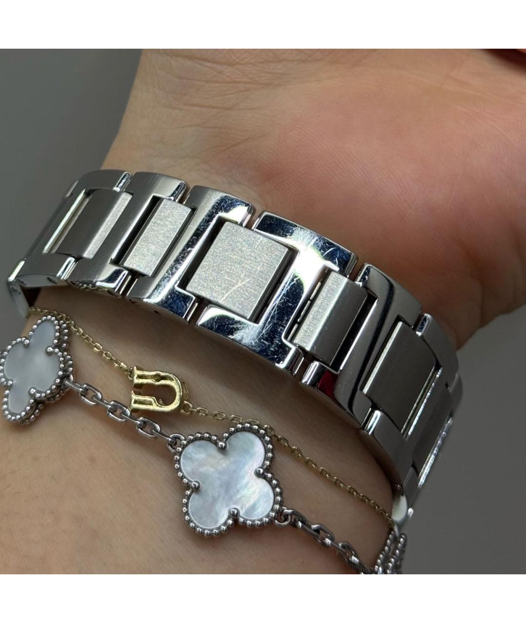 CARTIER Серебряные металлические часы, фото 4