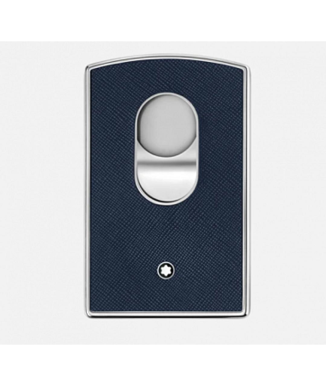 MONTBLANC Темно-синяя кожаная визитница, фото 10