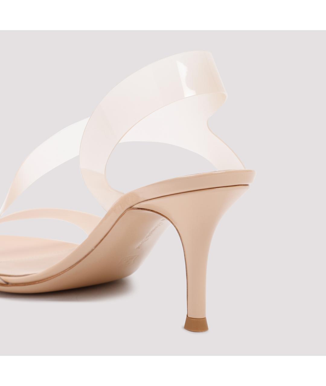 GIANVITO ROSSI Бежевые босоножки, фото 6