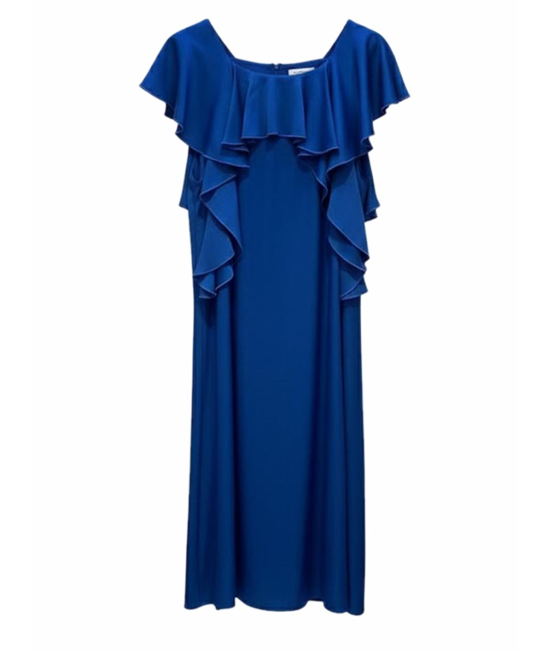 LANVIN Синее повседневное платье, фото 1