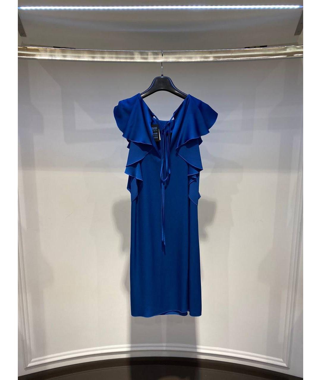 LANVIN Синее повседневное платье, фото 2