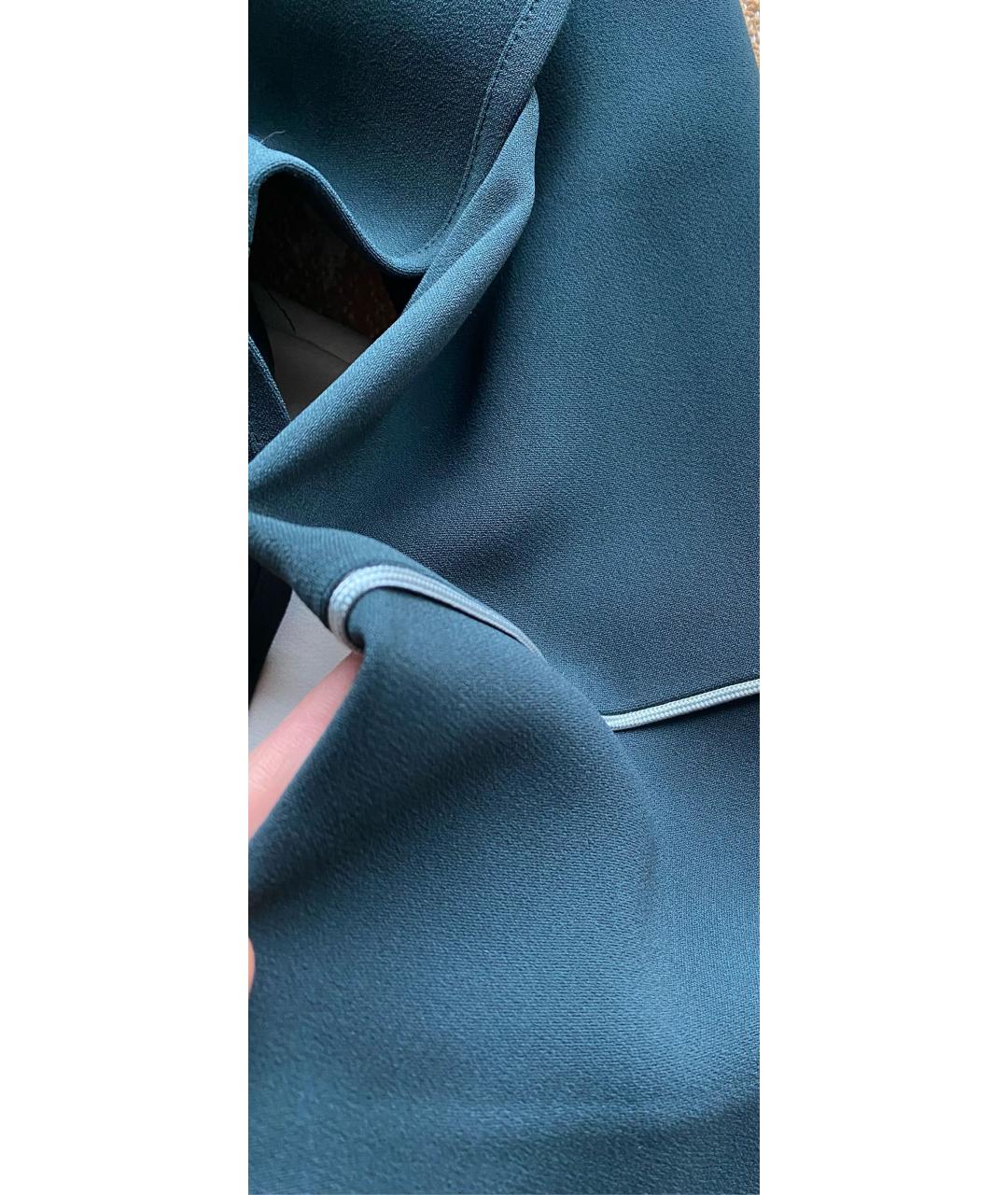 ANTONELLI Зеленая вискозная блузы, фото 7