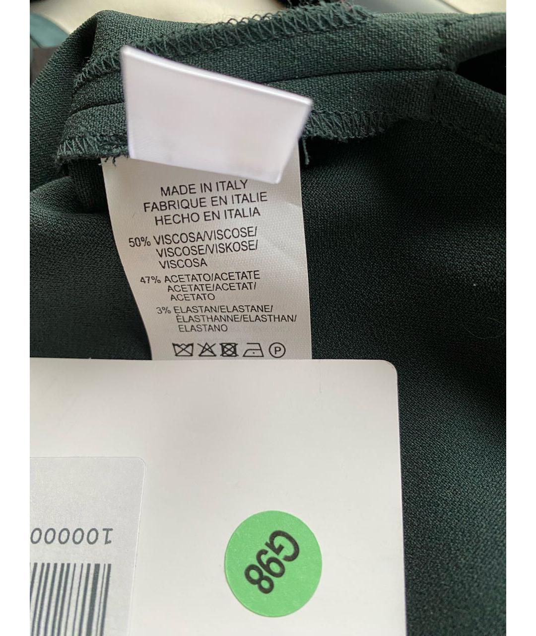 ANTONELLI Зеленая вискозная блузы, фото 8