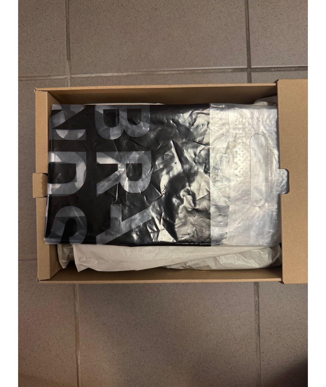 ADIDAS YEEZY Черные текстильные низкие кроссовки / кеды, фото 5