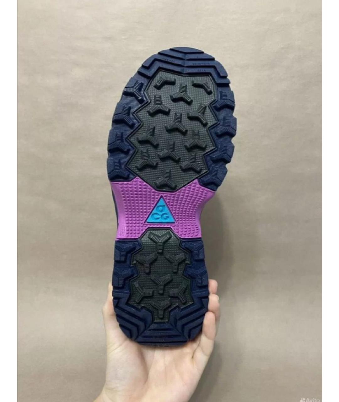 NIKE ACG Темно-синие высокие ботинки, фото 6