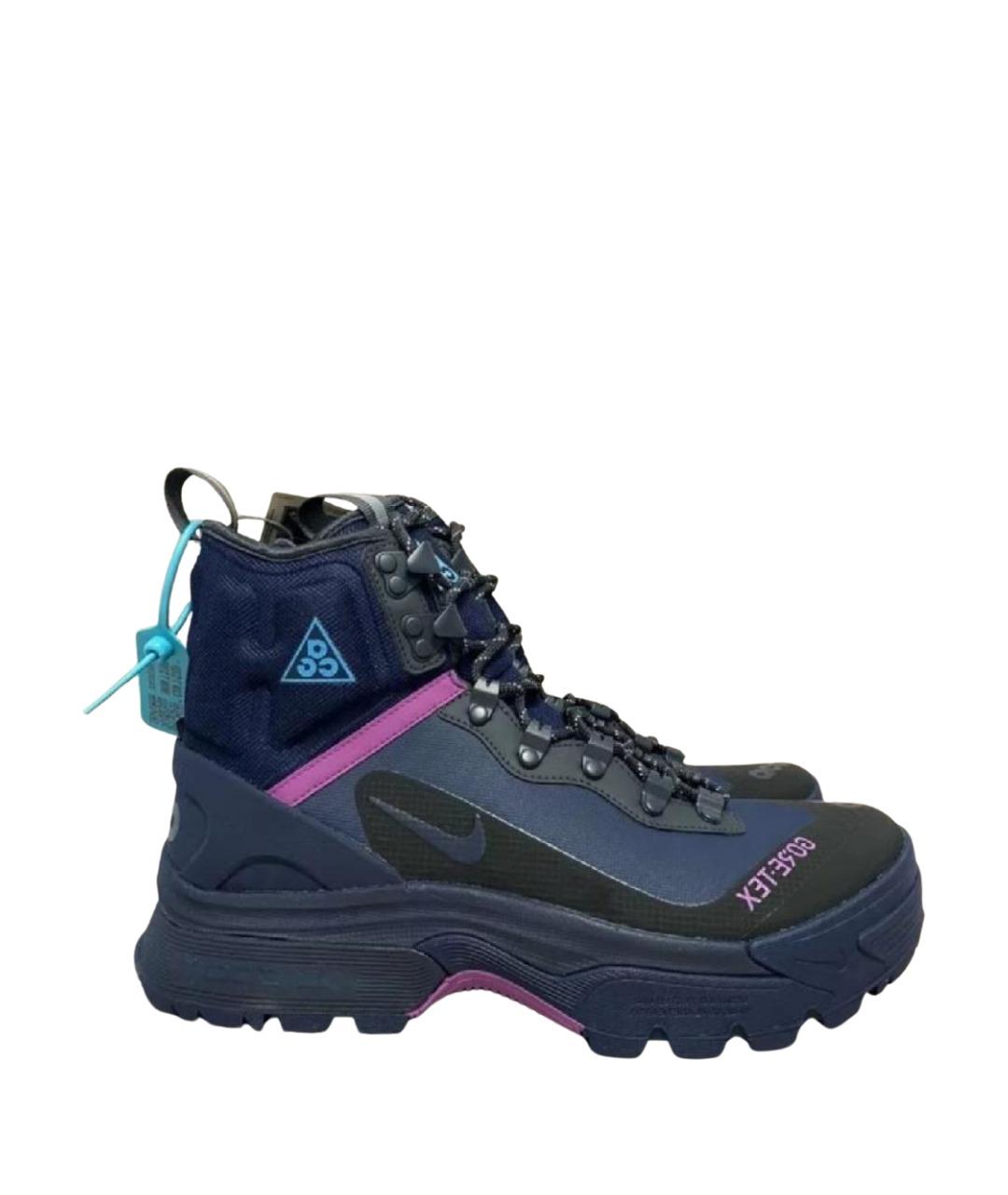 NIKE ACG Темно-синие высокие ботинки, фото 1