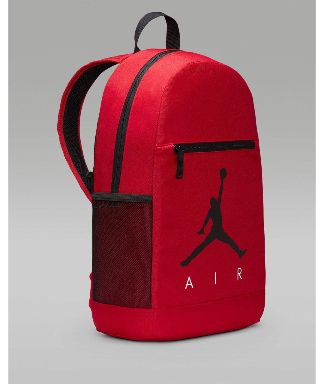 JORDAN Красный синтетический рюкзак, фото 2