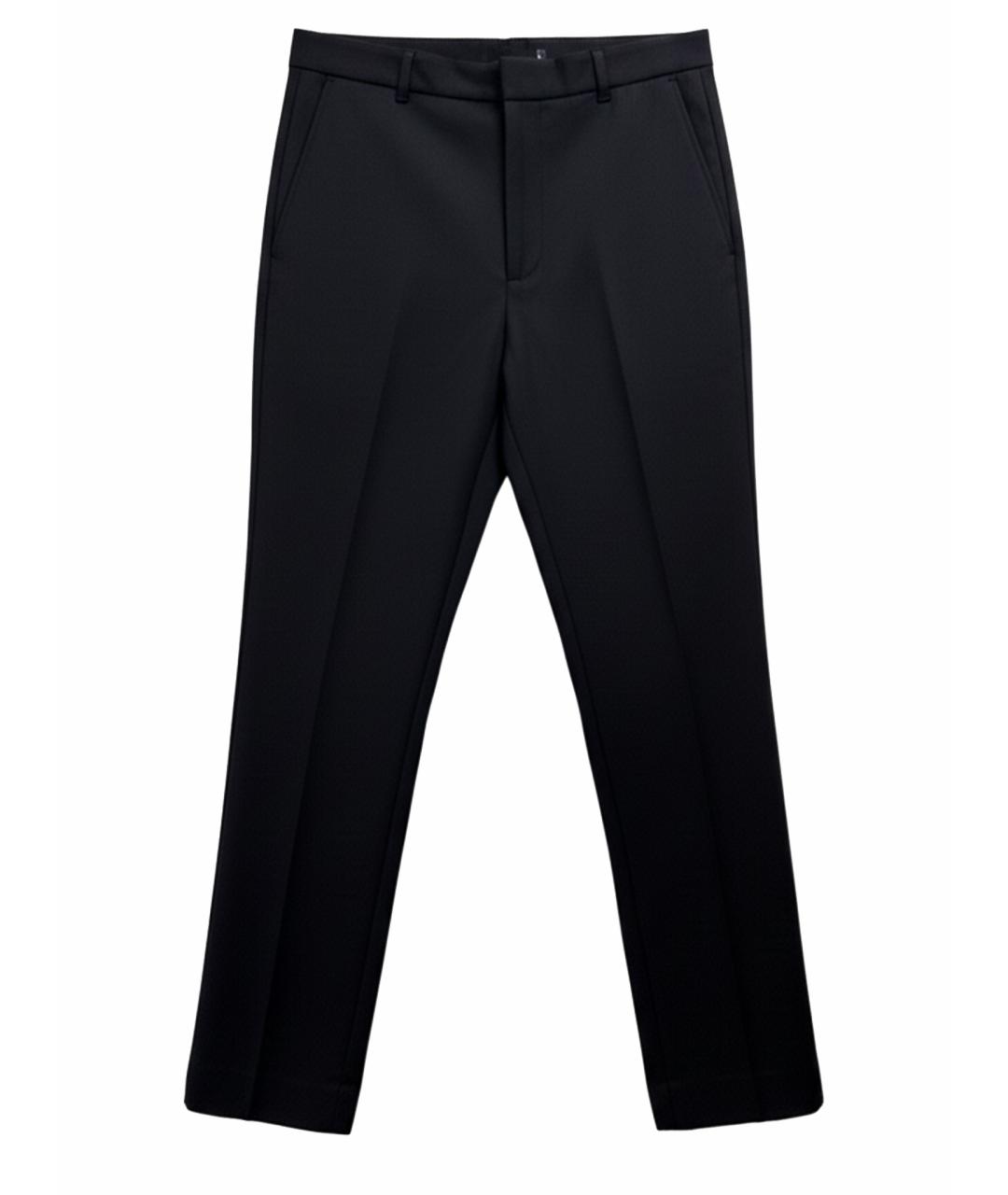 RALPH LAUREN Черные хлопковые брюки узкие, фото 1