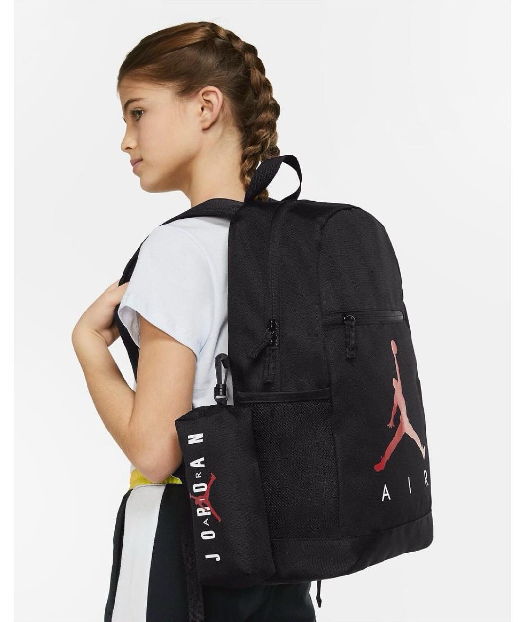 JORDAN Черный синтетический рюкзак, фото 5