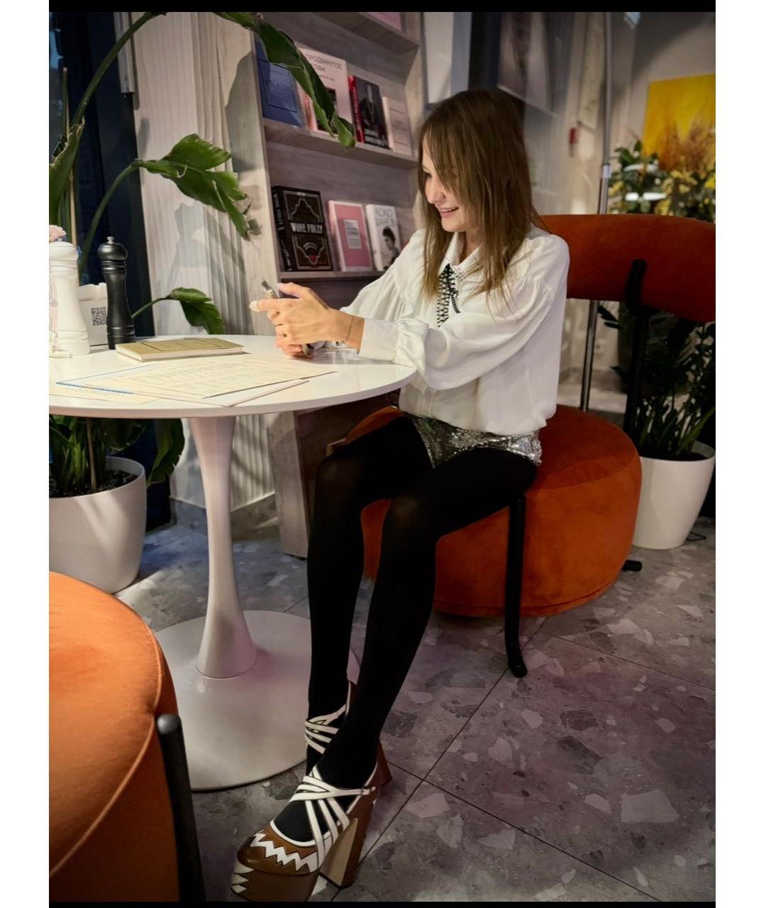 MIU MIU Мульти кожаные туфли, фото 3