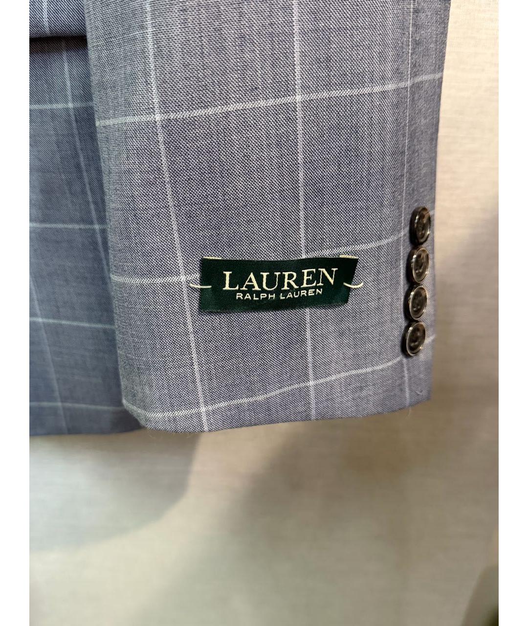 RALPH LAUREN Синий шерстяной пиджак, фото 5