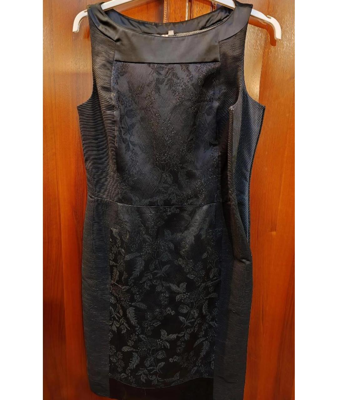 ANTONIO MARRAS Черное ацетатное вечернее платье, фото 2