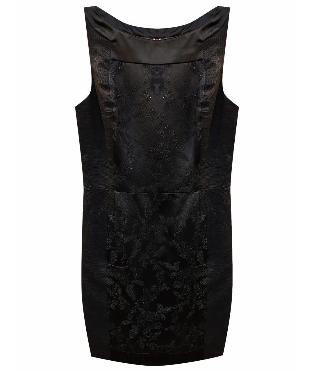 ANTONIO MARRAS Черное ацетатное вечернее платье, фото 1