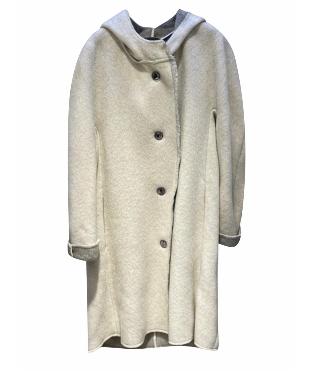 LANVIN Бежевое пальто, фото 1