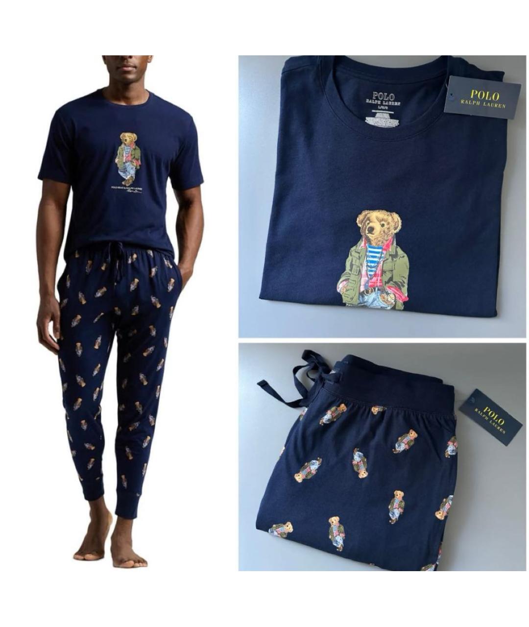 POLO RALPH LAUREN Темно-синяя пижама, фото 2