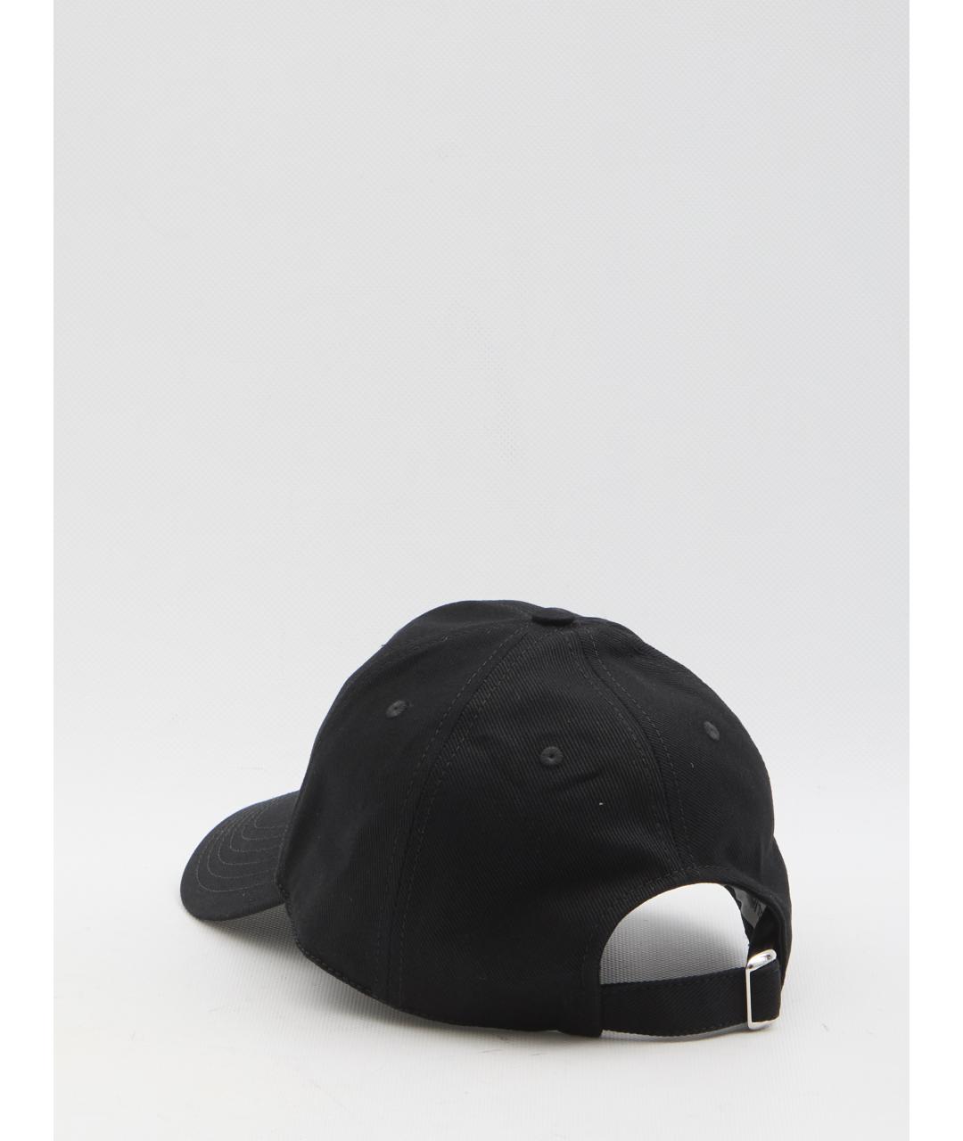 CELINE Черная хлопковая кепка, фото 2