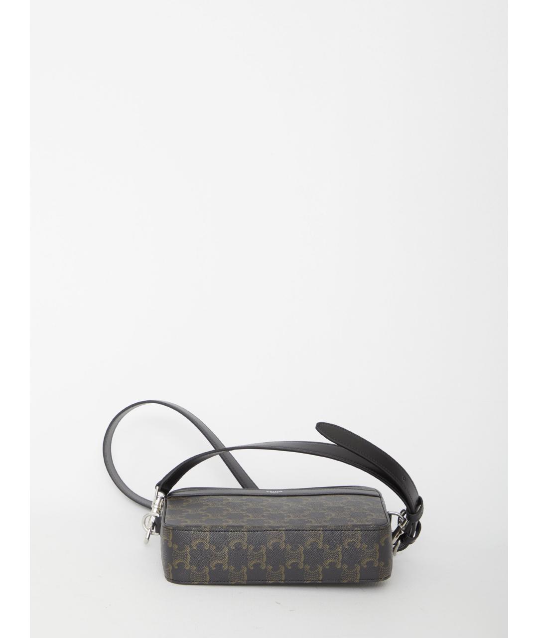 CELINE Черная сумка на плечо, фото 3