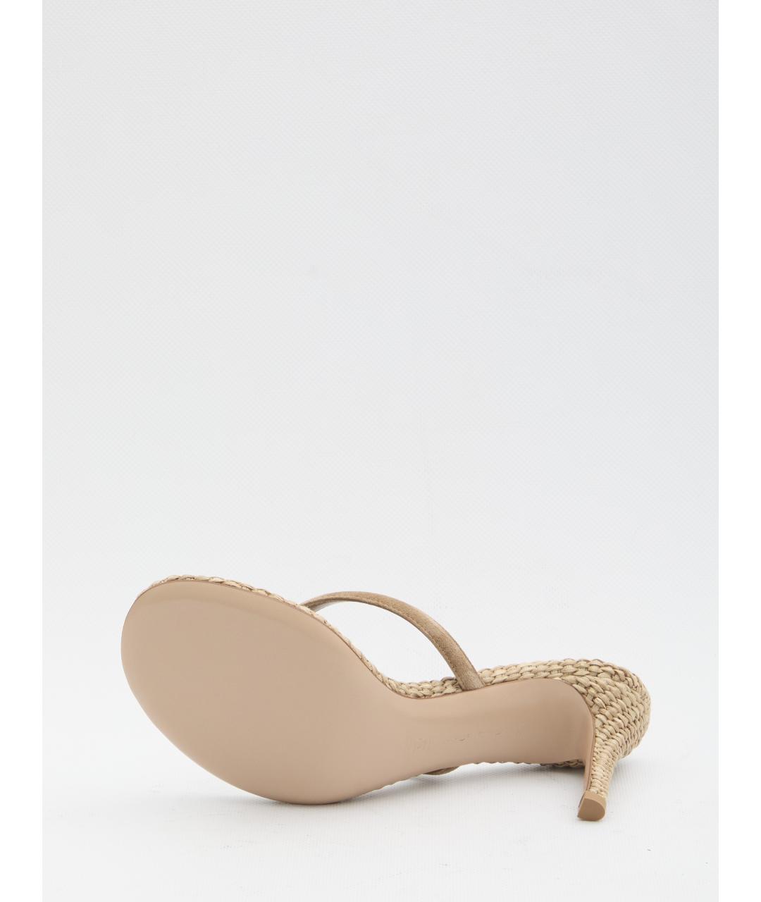 GIANVITO ROSSI Бежевые мюли, фото 4