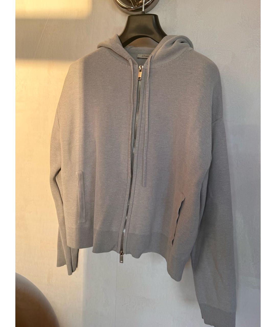 12 STOREEZ Серый вискозный джемпер / свитер, фото 5