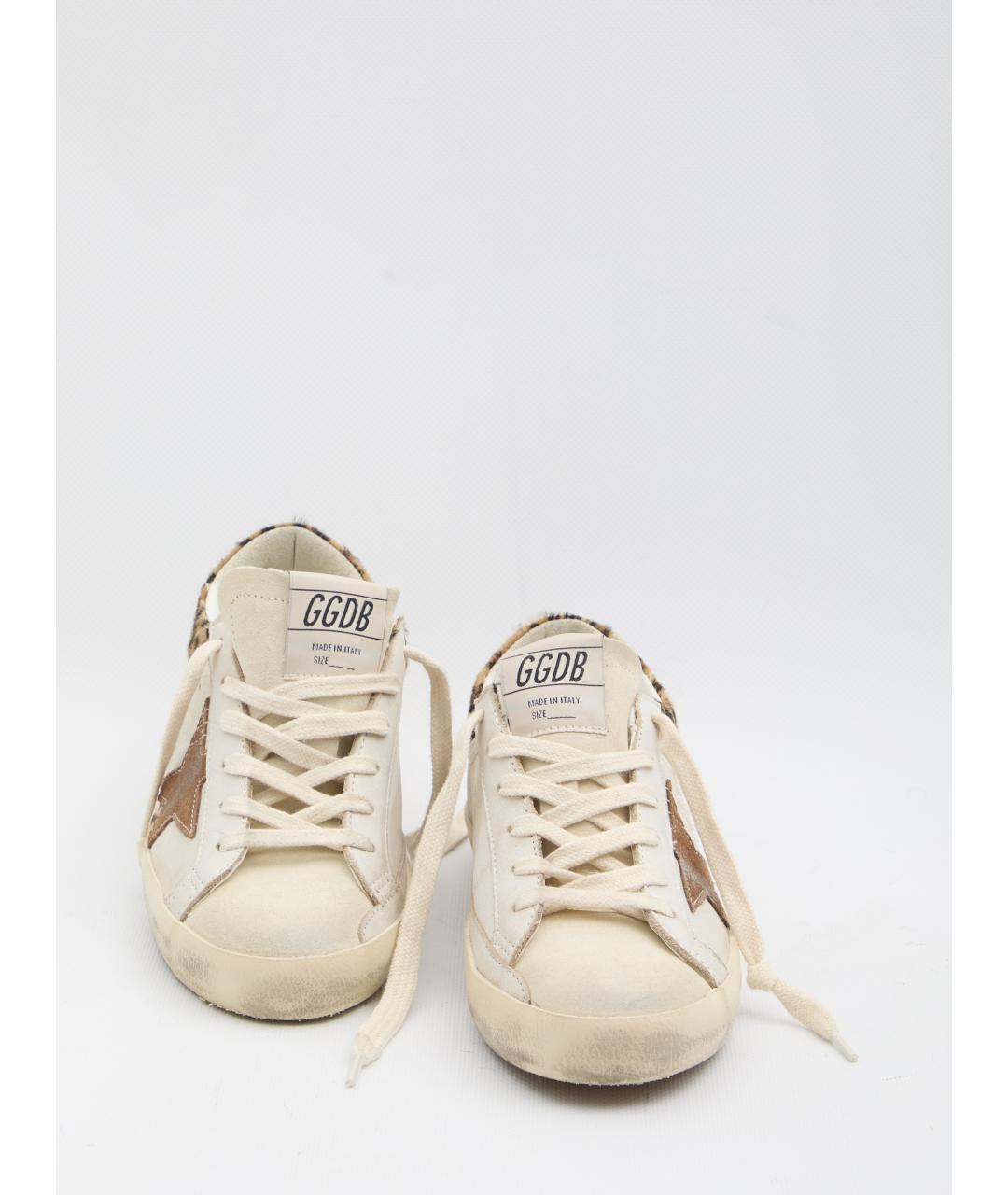 GOLDEN GOOSE DELUXE BRAND Белые кожаные кеды, фото 5