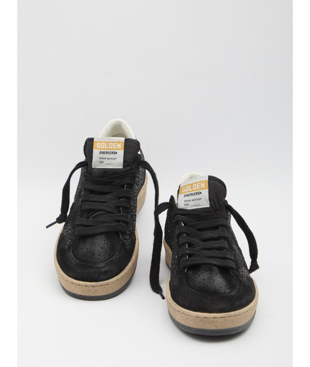 GOLDEN GOOSE DELUXE BRAND Черные кожаные кеды, фото 5