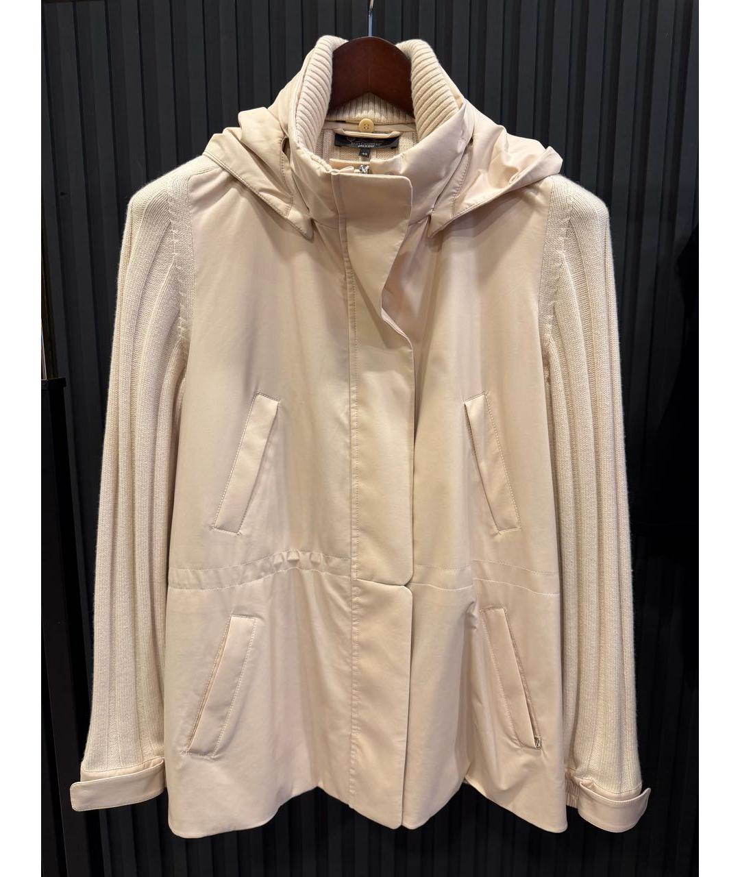 LORO PIANA Бежевая кашемировая куртка, фото 6