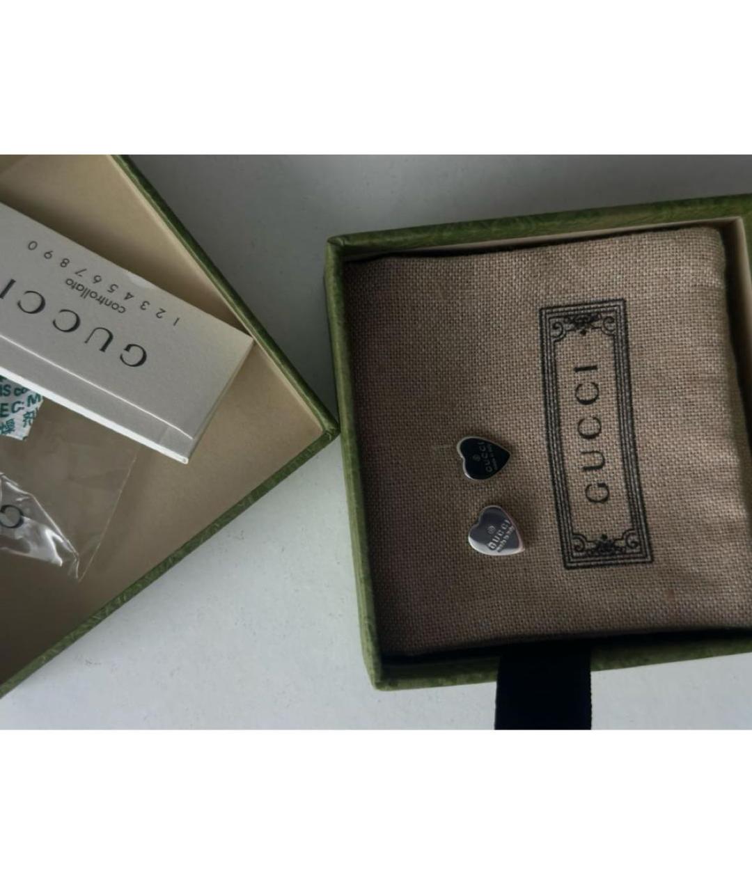 GUCCI Серебряные серебряные серьги, фото 5