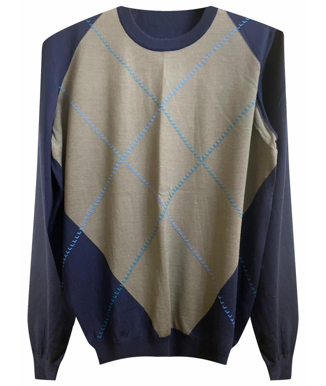 SVEVO Синий шерстяной джемпер / свитер, фото 1