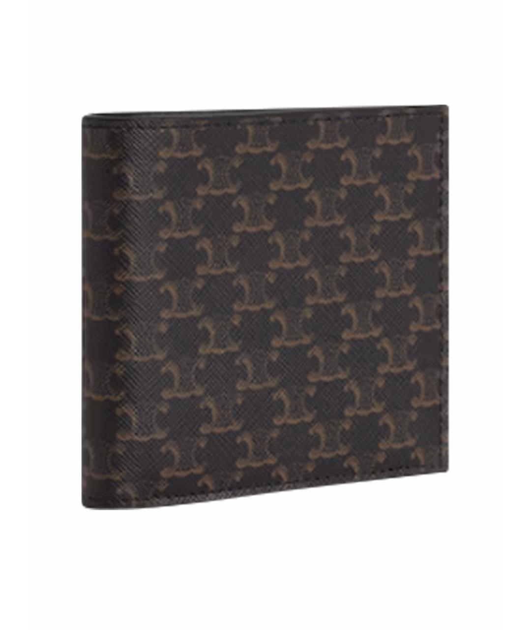 CELINE Черный кожаный кошелек, фото 1