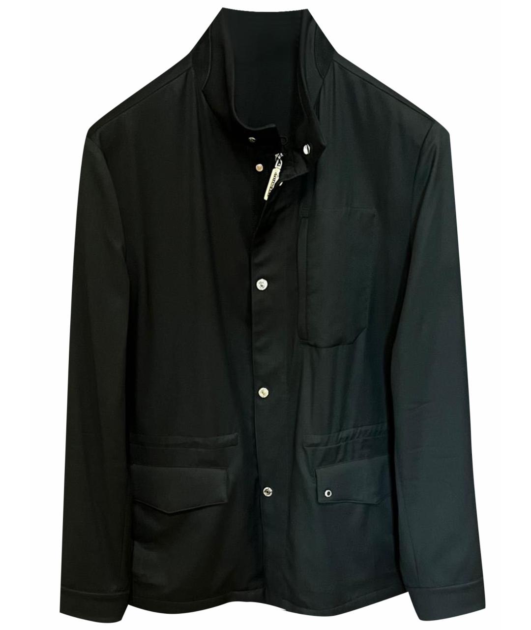 STEFANO RICCI Черная шерстяная куртка, фото 1