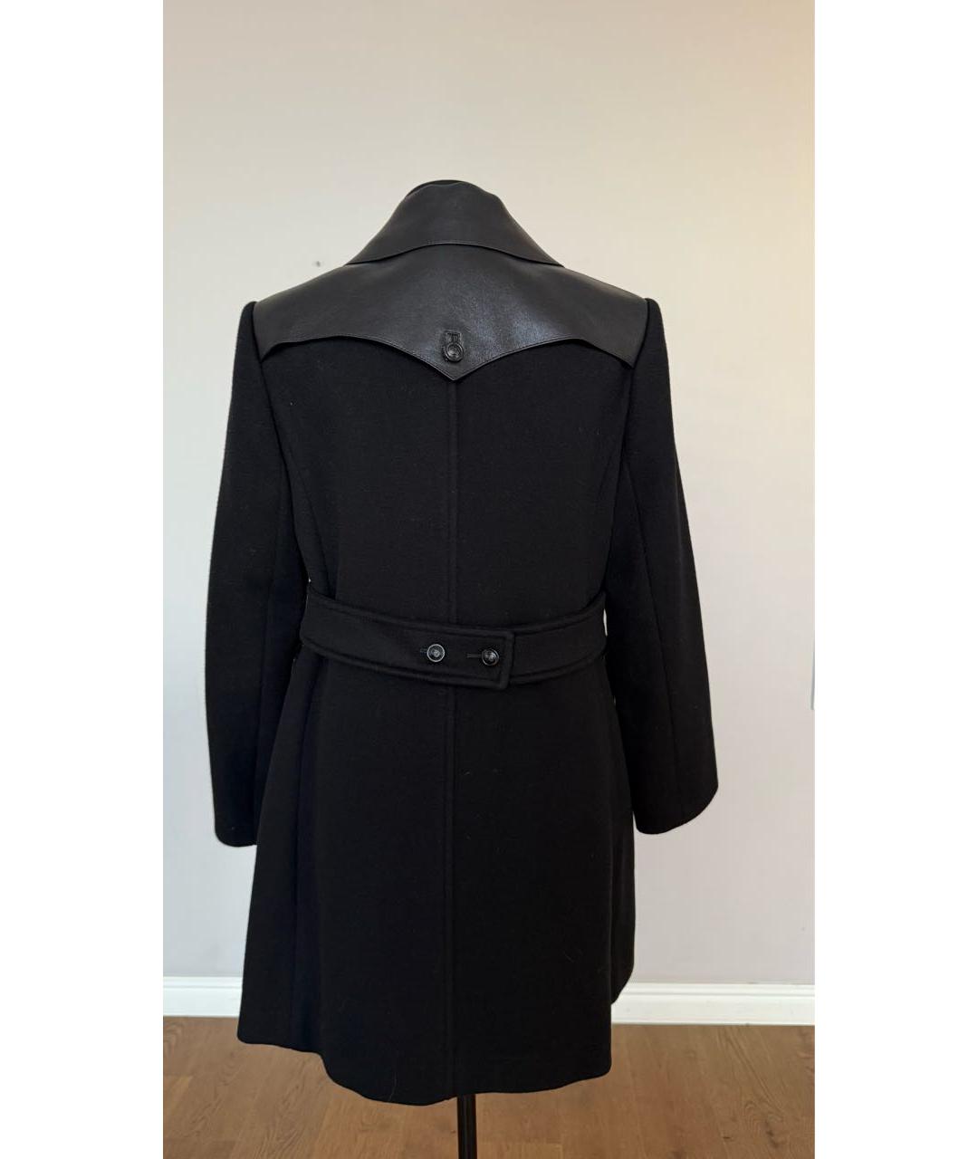 GUCCI Черное шерстяное пальто, фото 2