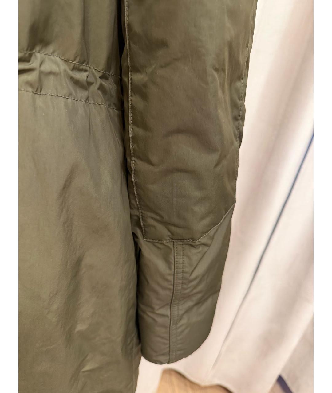 WOOLRICH Хаки хлопковый пуховик, фото 6