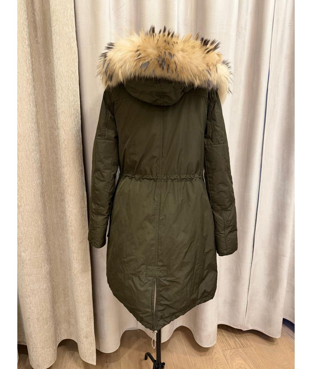 WOOLRICH Хаки хлопковый пуховик, фото 4