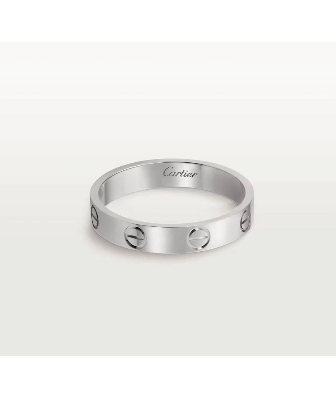 CARTIER Серебряное кольцо из белого золота, фото 5