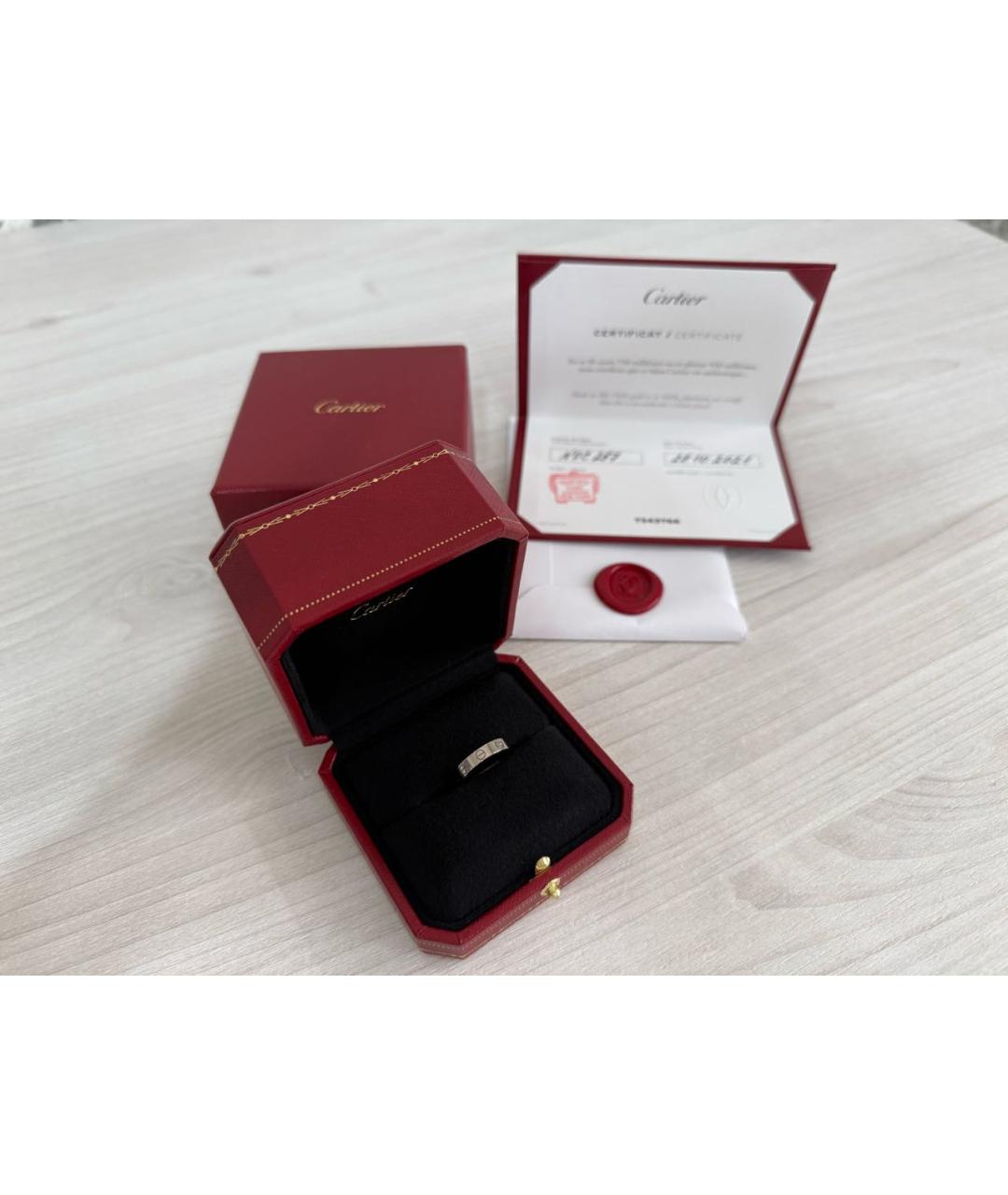 CARTIER Серебряное кольцо из белого золота, фото 2