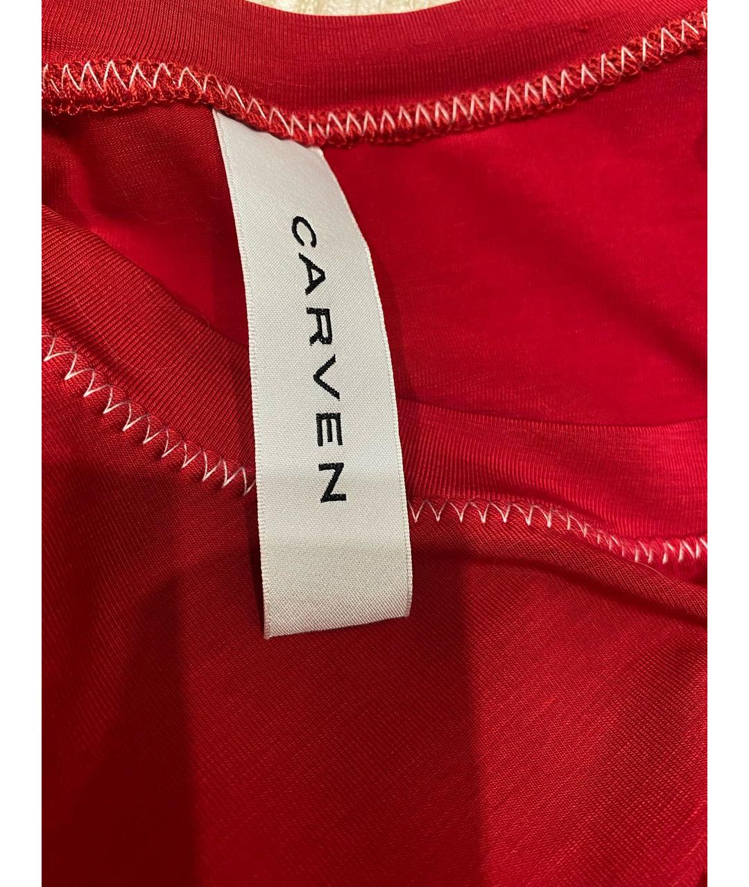 Carven Красное повседневное платье, фото 5