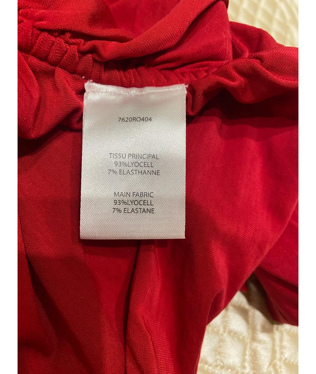 Carven Красное повседневное платье, фото 7