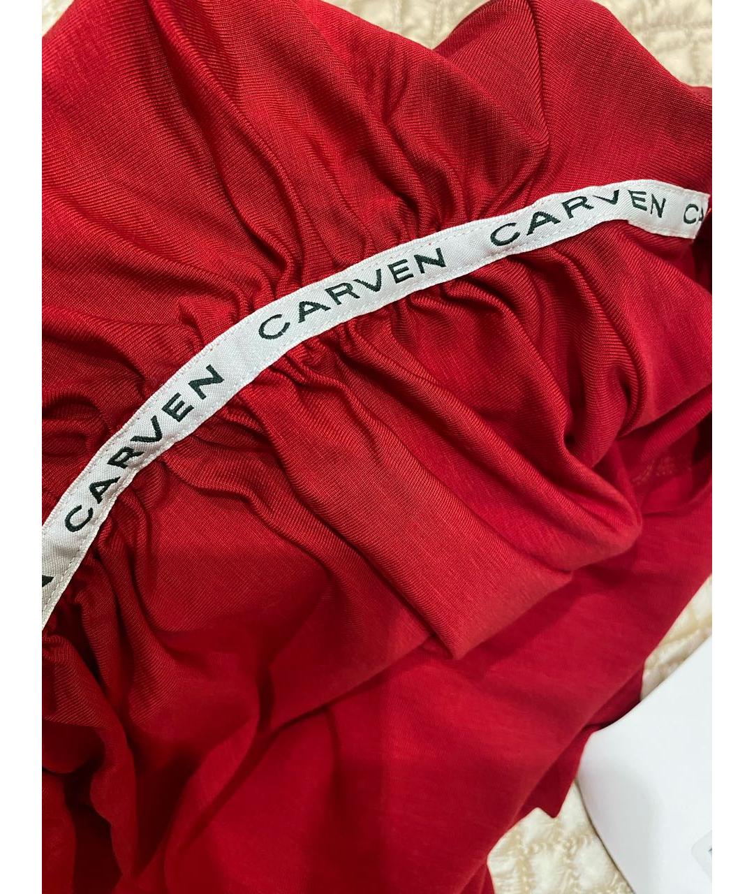 Carven Красное повседневное платье, фото 6