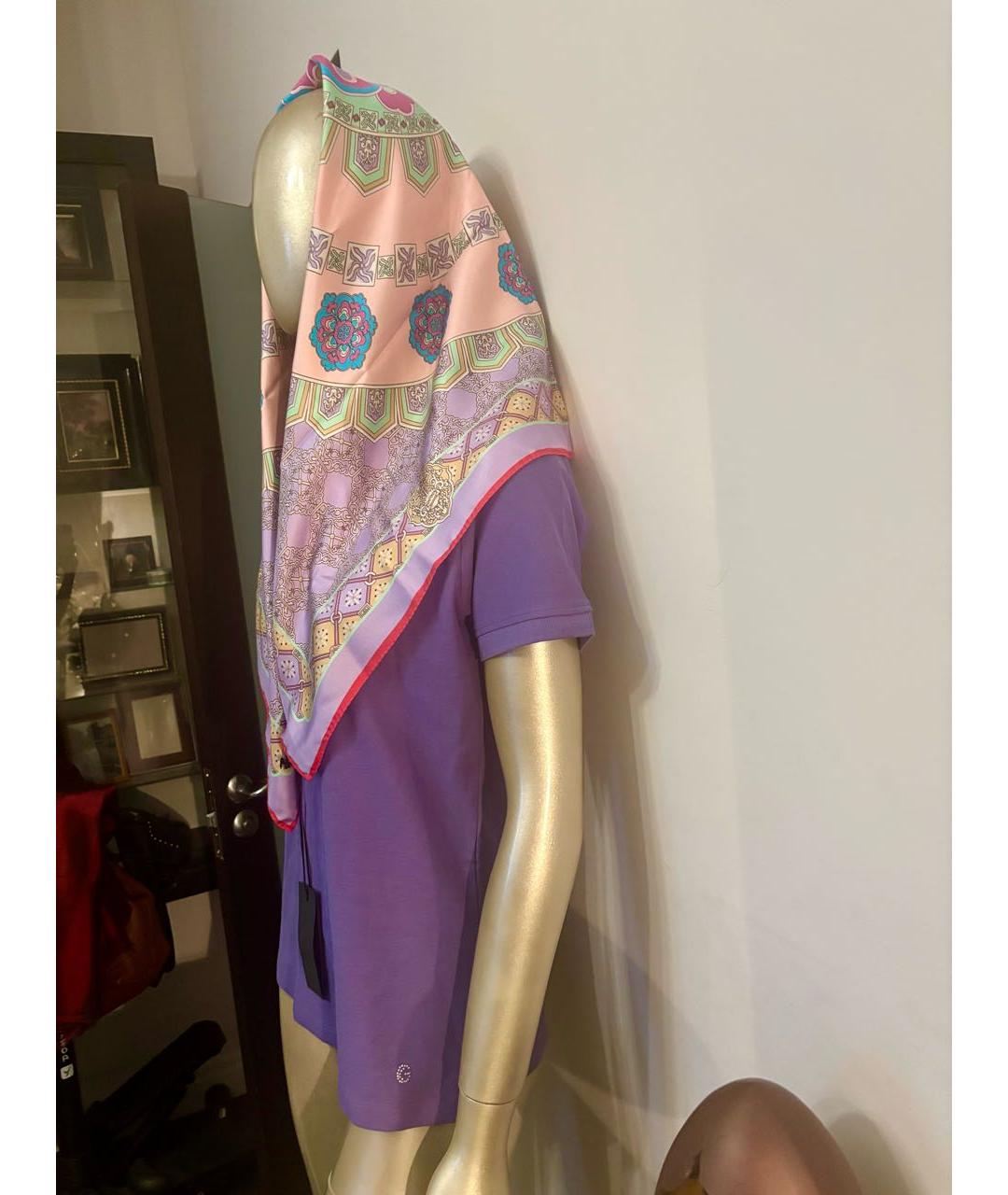 VERSACE Мульти шелковый платок, фото 5