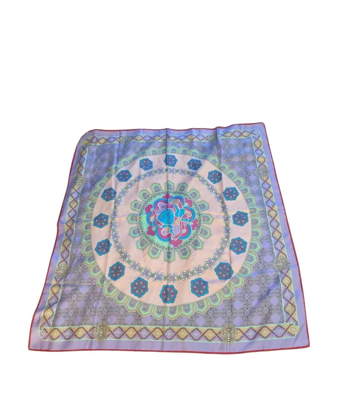 VERSACE Мульти шелковый платок, фото 1