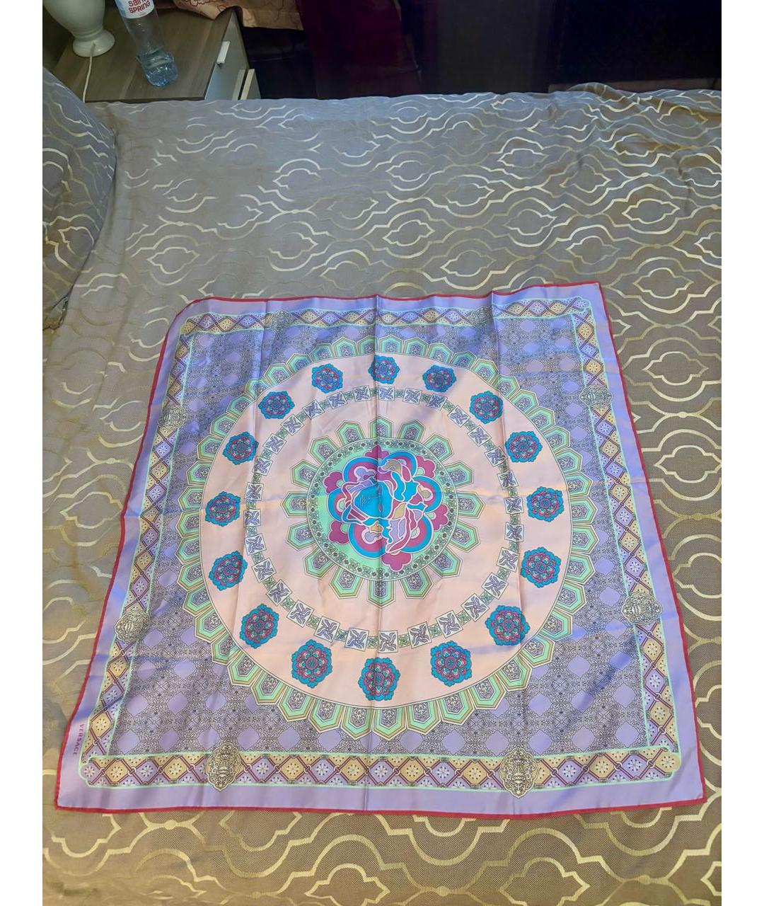 VERSACE Мульти шелковый платок, фото 7